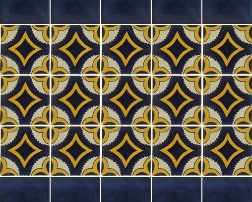 Cristian with Cobalt Blue Solid tiles Cristian Classics Exotic Tiles